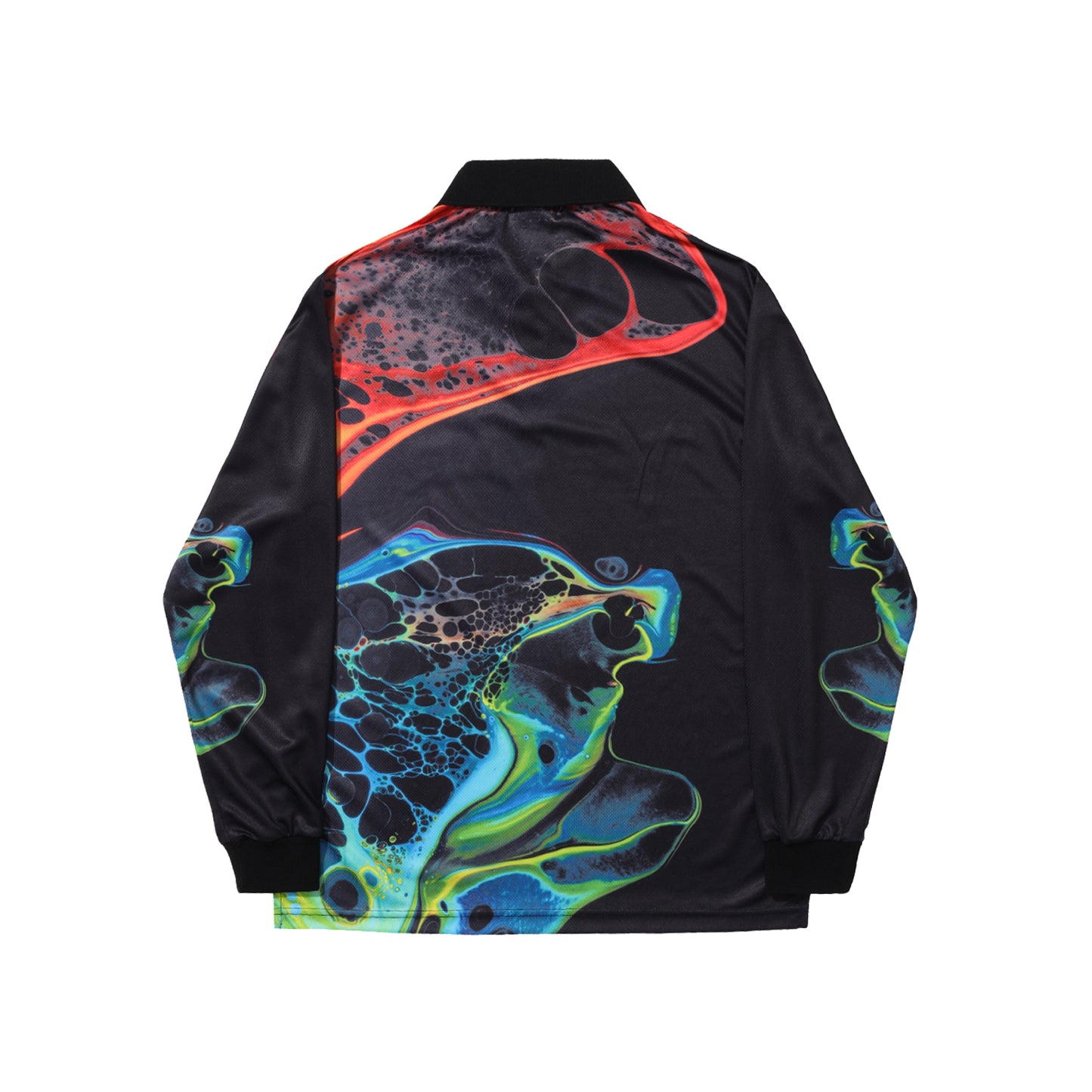 Helas Liquid Longsleeve Polo Black
