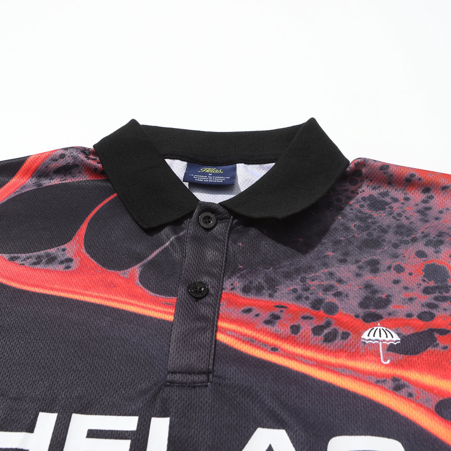 Helas Liquid Longsleeve Polo Black
