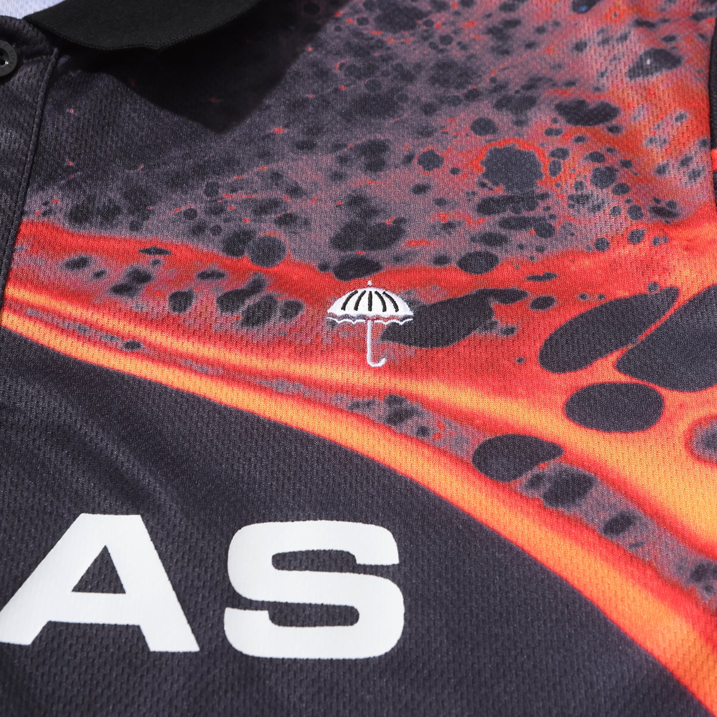 Helas Liquid Longsleeve Polo Black