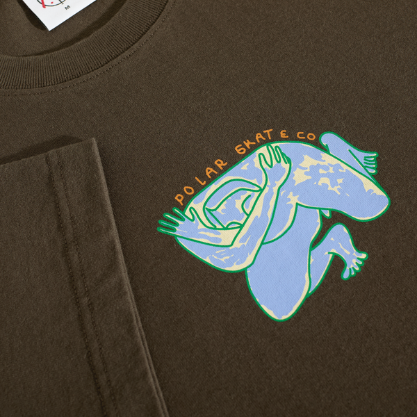 Polar Shy Bow T-Shirt Brown