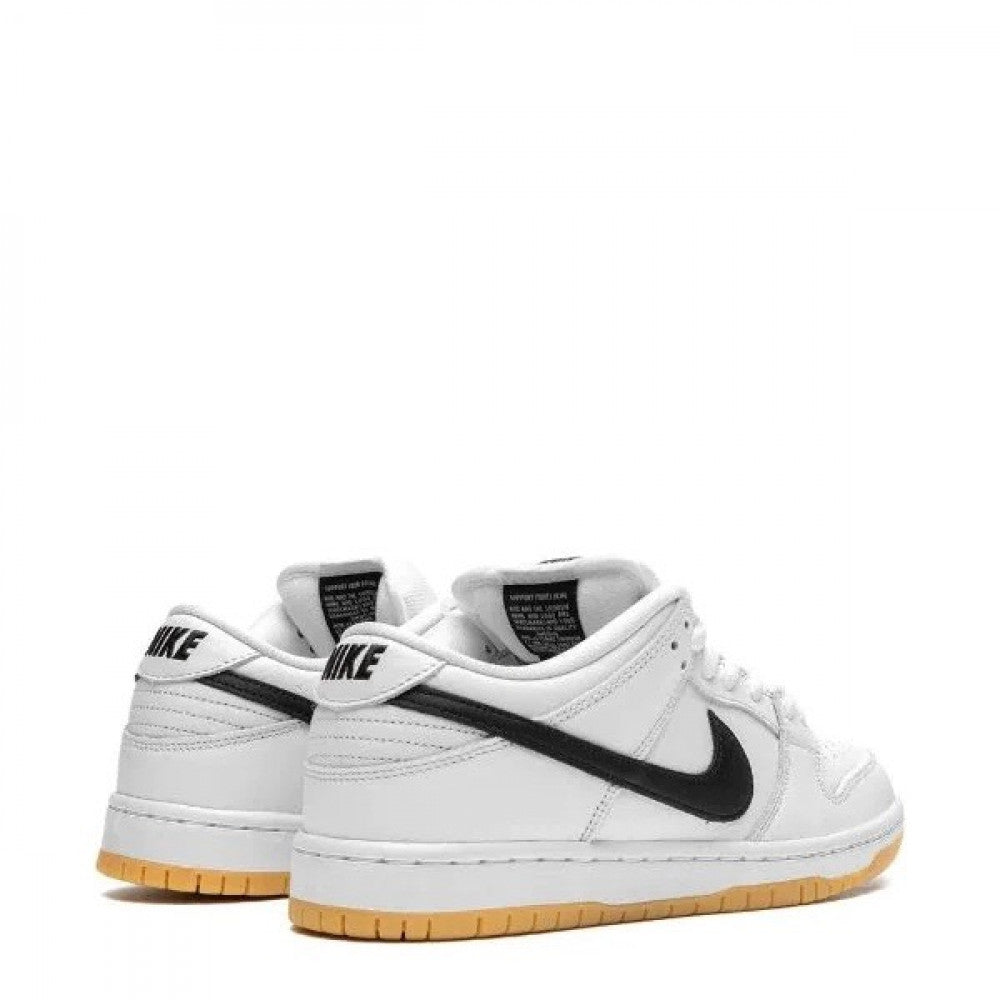 Nike SB Dunk Low Pro White/Black/White/Gum Light Brown