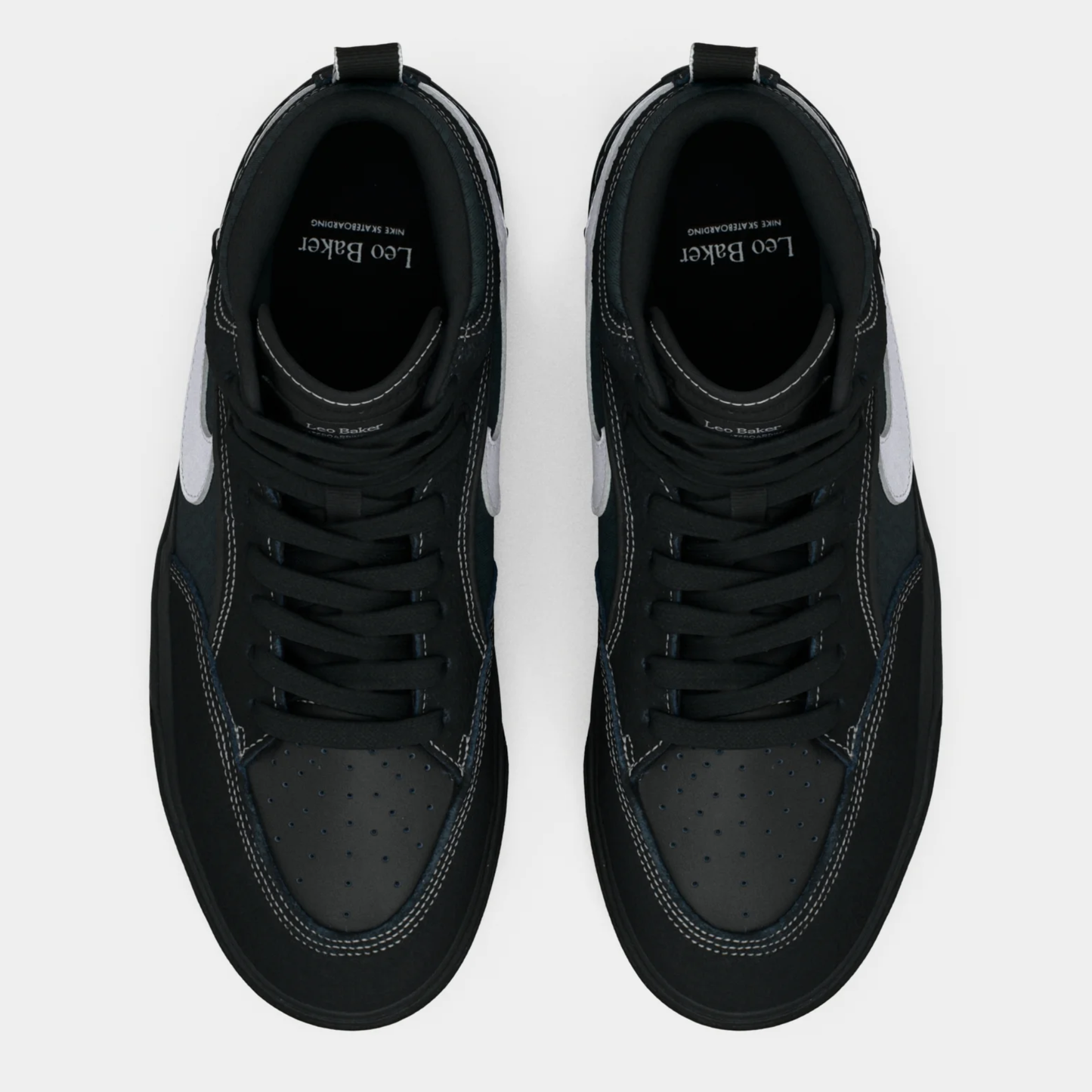 Nike SB React Leo Black/White-Black-Gum Lt Brown