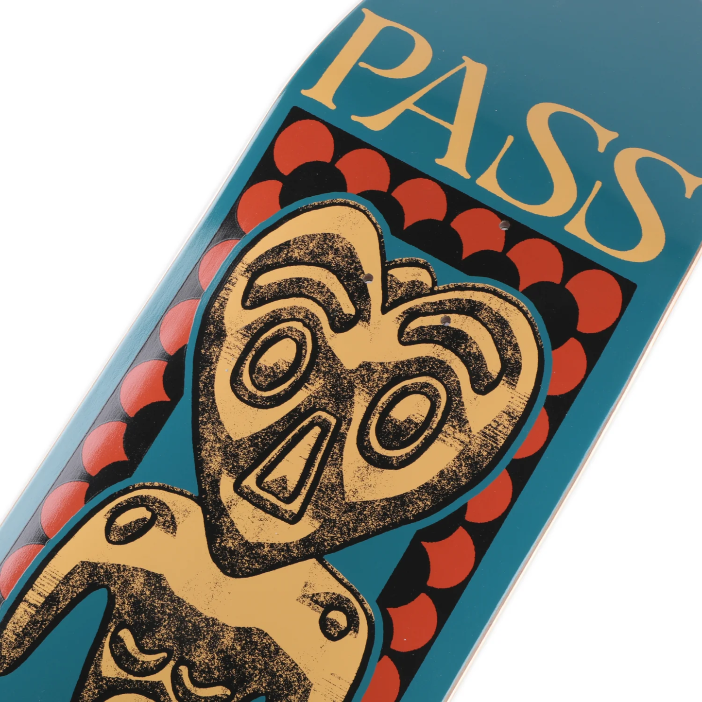 Pass Port Heart Head Dogu Series Skateboard Deck 8.5
