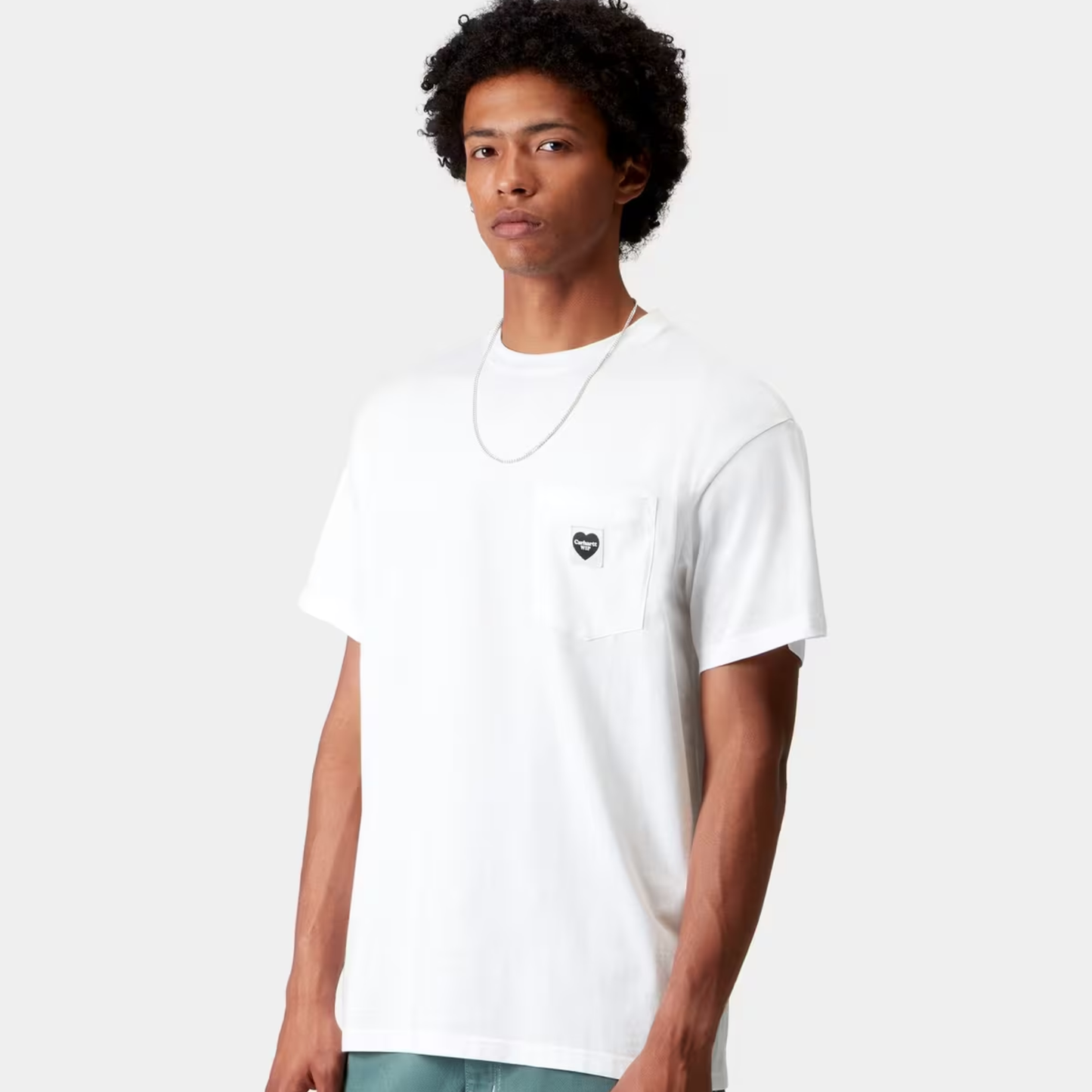 Carhartt WIP Pocket Heart T-Shirt White/Black