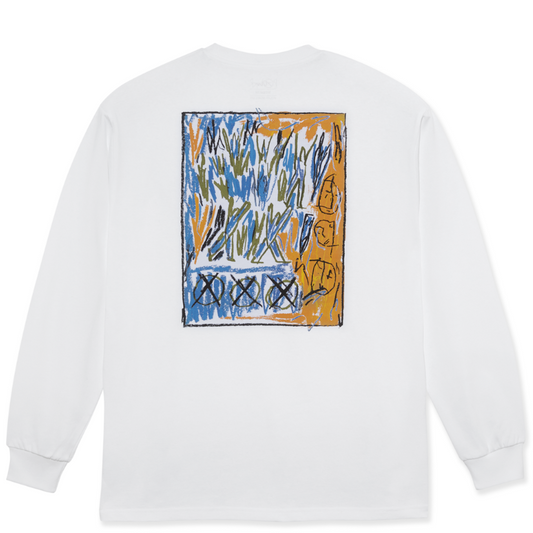 Polar Campfire Longsleeve T-Shirt White