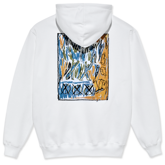 Polar Campfire Hoodie White