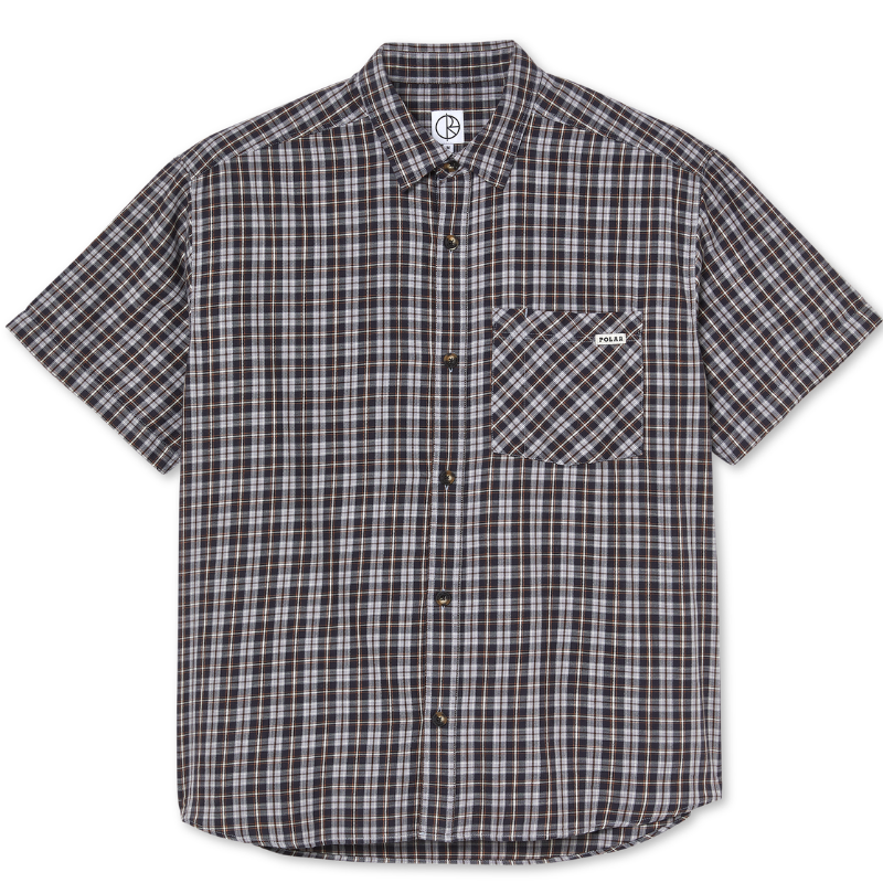 Polar Mitchell Poplin Shirt Graphite/Gold