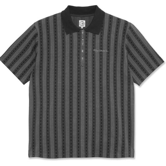 Polar Road Zip Polo Shirt Graphite