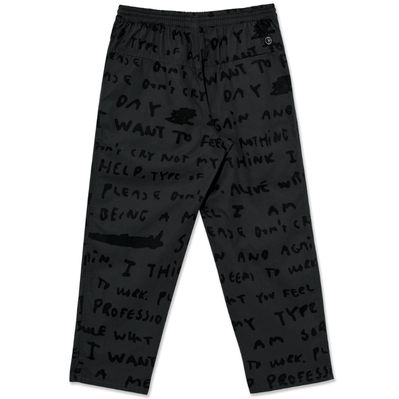 Polar Sad Notes Surf Pants Graphite