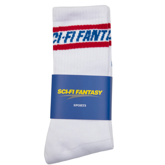 Sci-Fi Spiritual Guidance Socks White