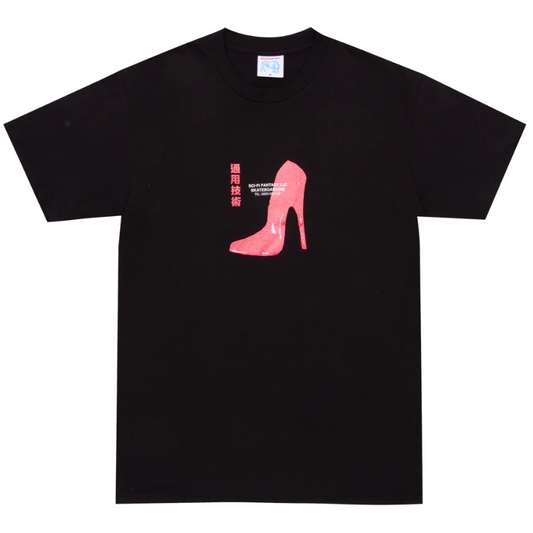 Sci-Fi Red Shoe T-Shirt Black