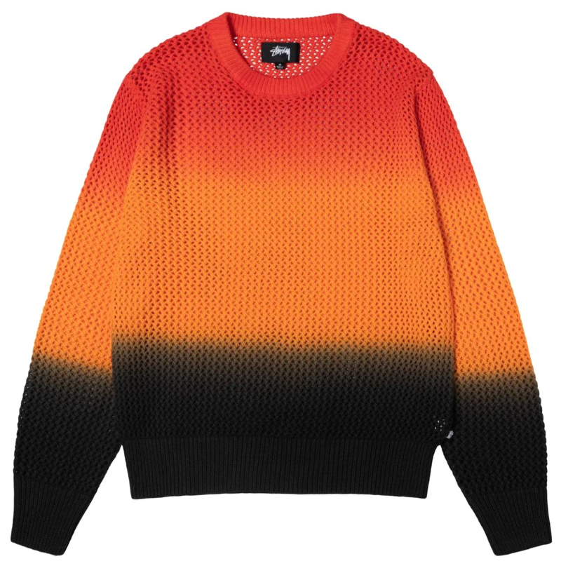 Stüssy Pig. Dyed Loose Gauge Sweater Lava