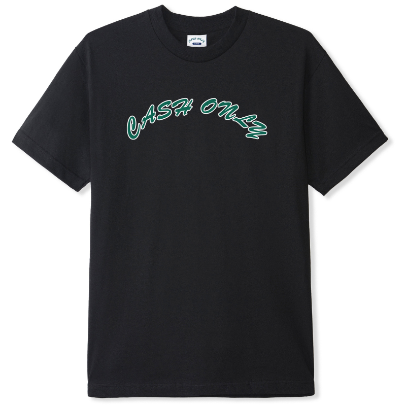 Cash Only Logo T-Shirt Black