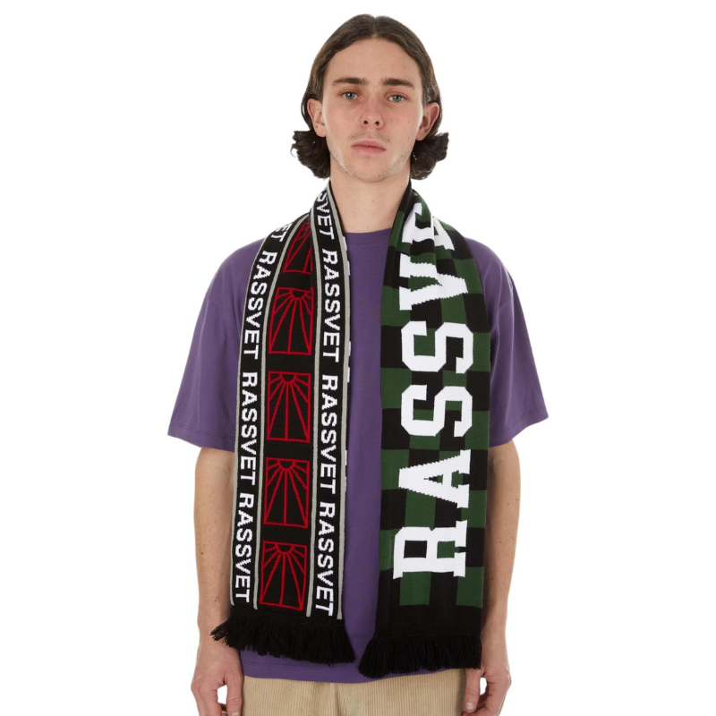 Rasvet Multi Panel Sports Knit Scarf