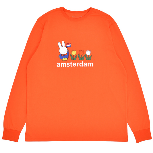 POP X Miffy Amsterdam Longsleeve T-Shirt Orange