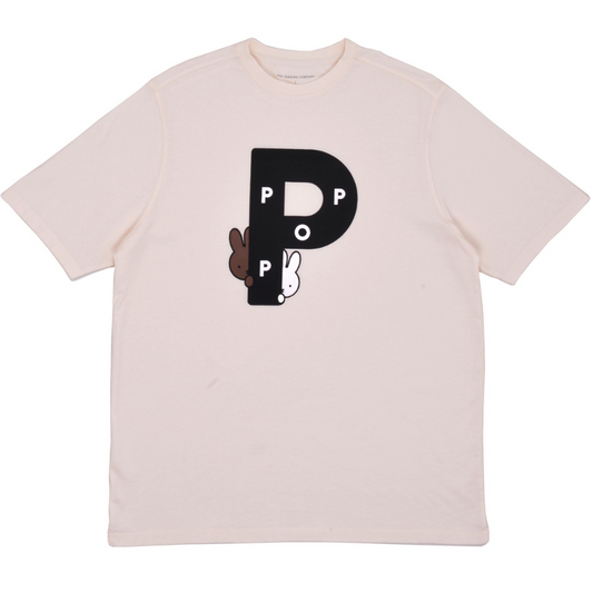 POP X Miffy Big P T-Shirt Off White