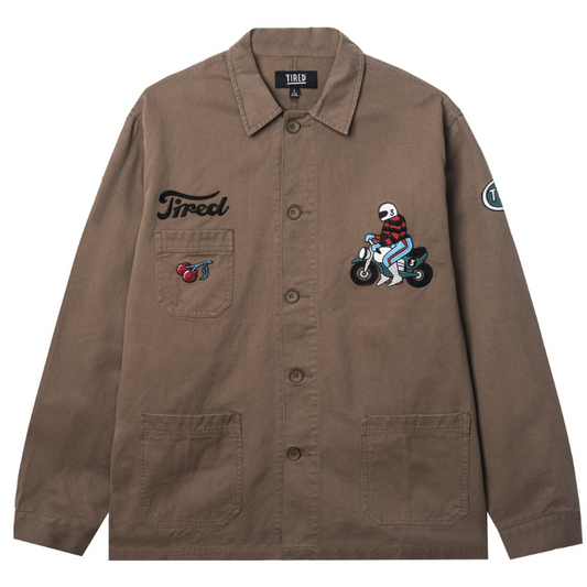 Tired Moto Field Coat Chocolate Chip