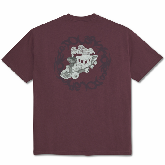 Polar Hijack T-Shirt Plum