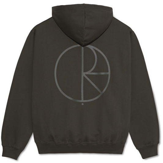 Polar Stroke Logo Dave Hoodie Dirty Black