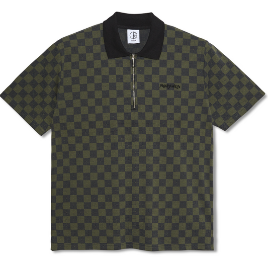 Polar Checkered Jacques Polo Shirt Black/Green