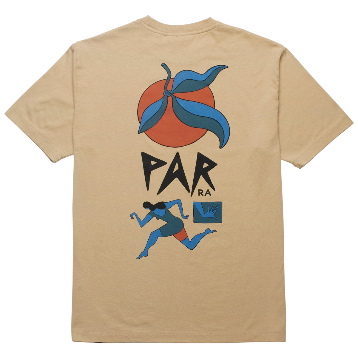 By Parra Evil Orange T-Shirt Beige