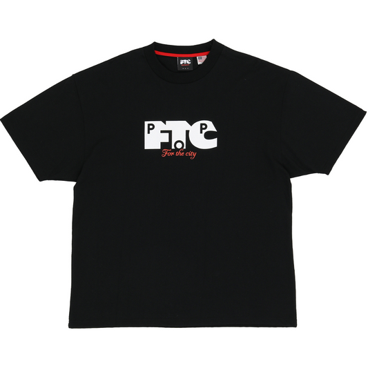 FTC & Pop Logo T-Shirt Black