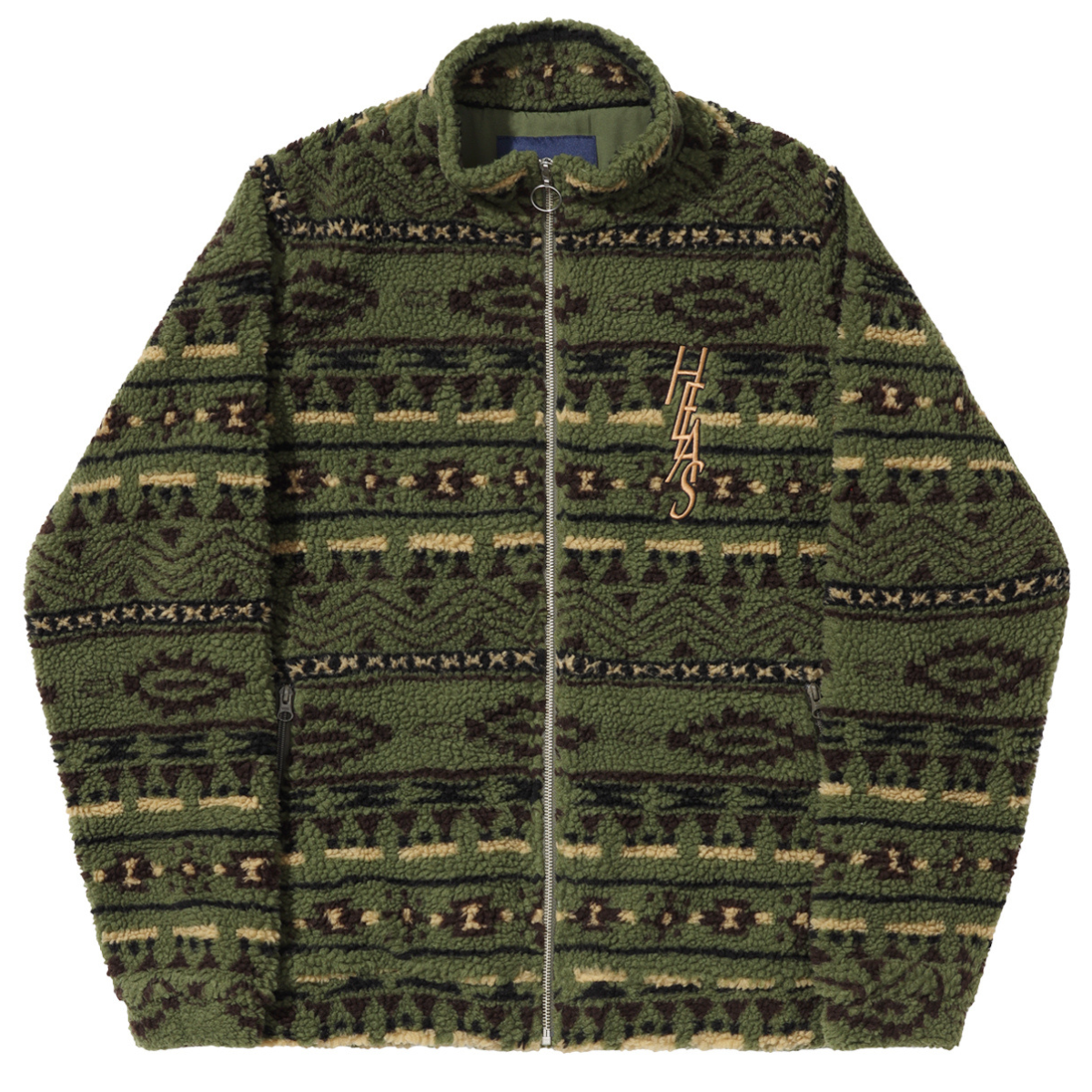 Helas Dew Teddy Jacket Green