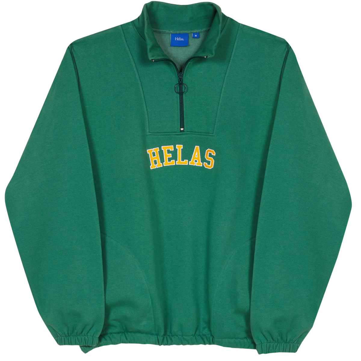 Helas Campus Quarter Zip Sweater Green