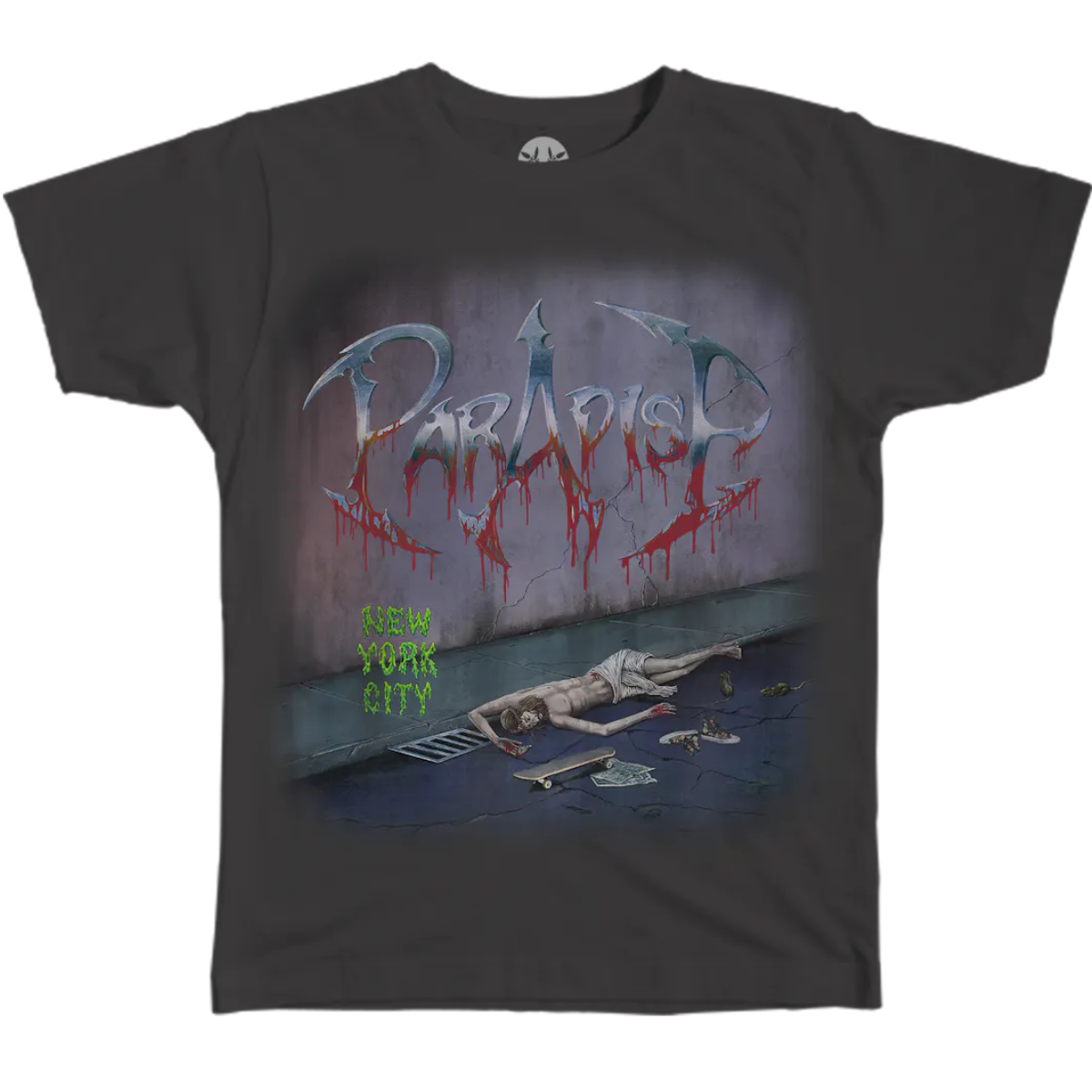 Paradise NYC Obituary T-shirt Black