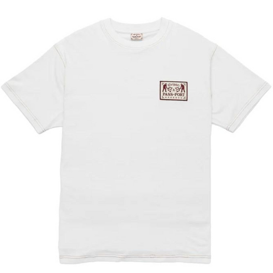 Pass-Port x Evisen Logo Lock~Up T-shirt White