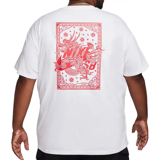 Nike SB M90 Dragon T-Shirt White/University Red