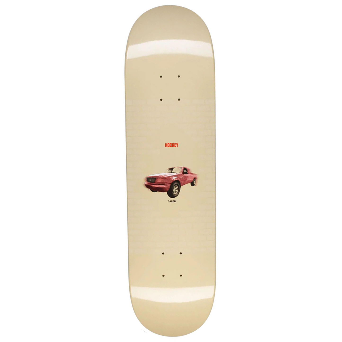 Hockey Caleb Barnett Red Ranger Skateboard Deck 8.5