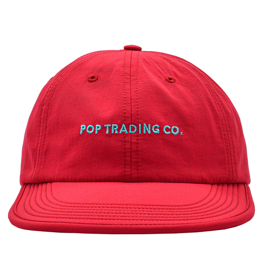 POP Flexfoam Sixpanel Hat Rio Red/Peacock Green