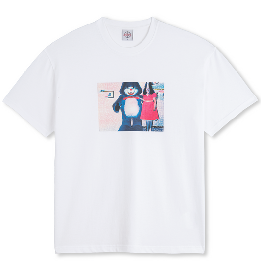 Polar Pink Dress T-Shirt White