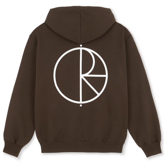 Polar Dave Hoodie Stroke Logo Dave Hoodie Chocolate