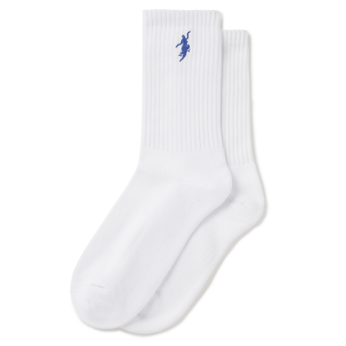 Polar No Comply Rib Socks White/Blue