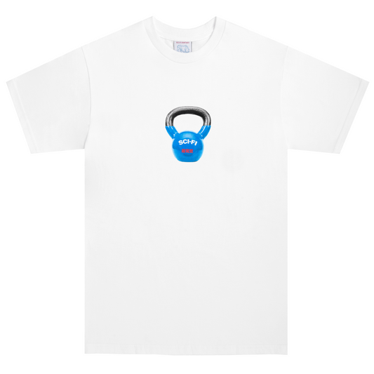 Sci-Fi Kettle Bell T-Shirt White