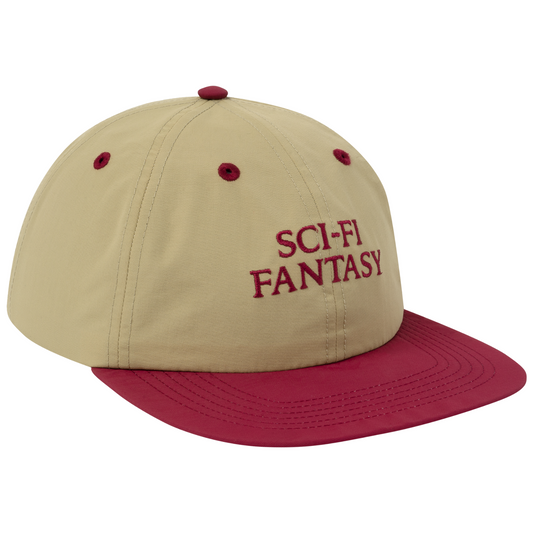 Sci-Fi Nylon Logo Hat Natural