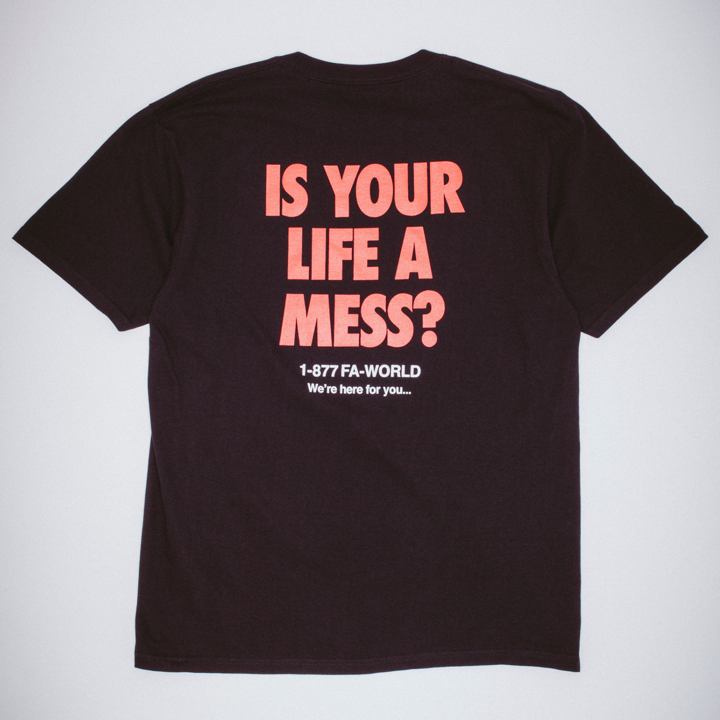 Fucking Awesome Is Your Life A Mess T-Shirt Black