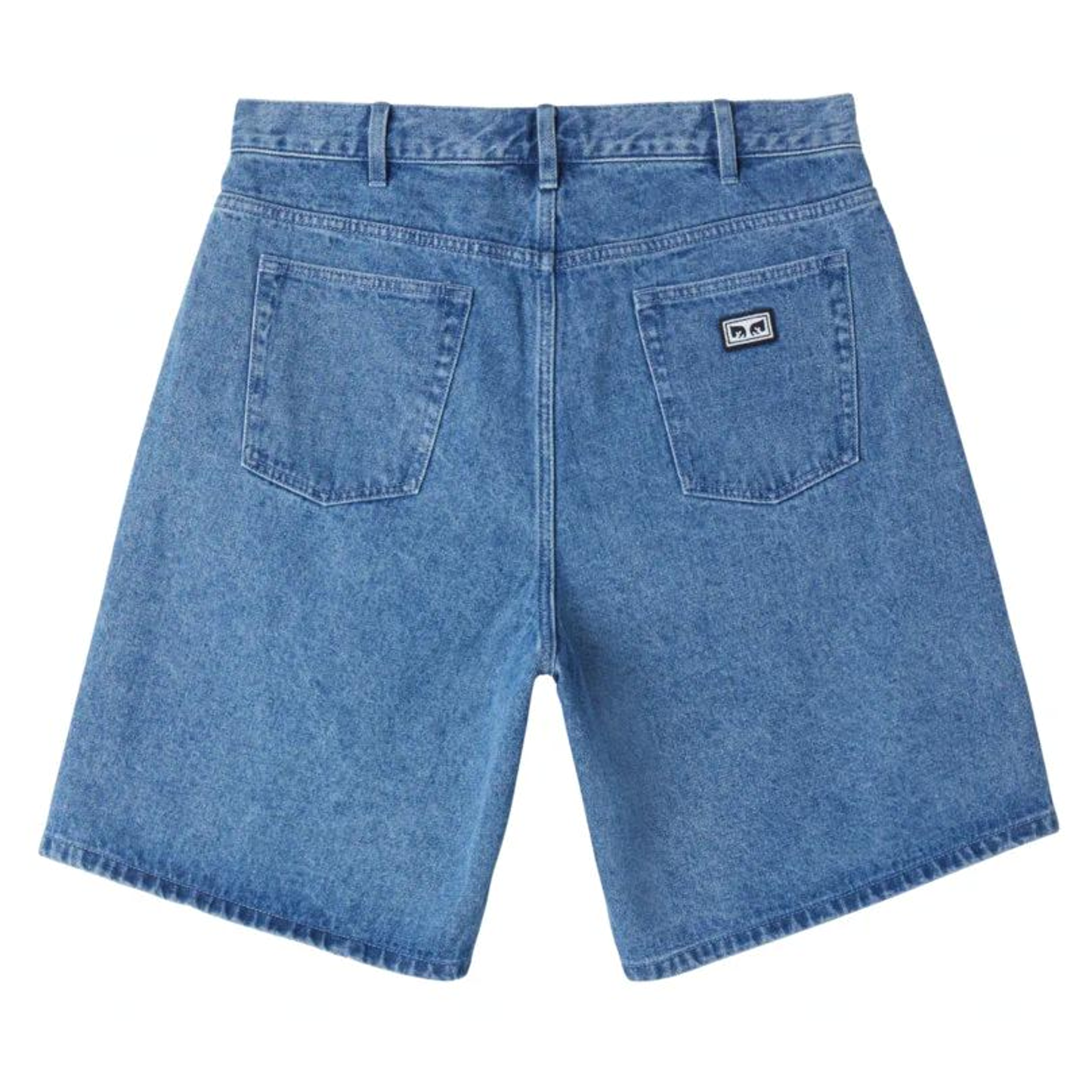 Obey Bigwig Baggy Denim Short Light Indigo