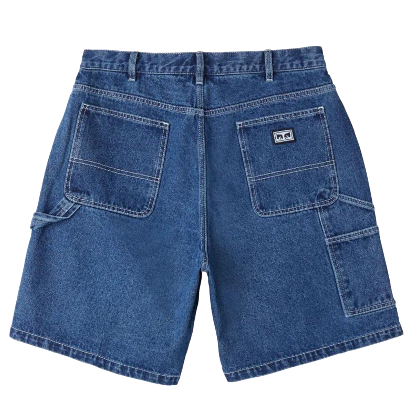 Obey Bigwig Denim Carpenter Short Stone Wash Indigo