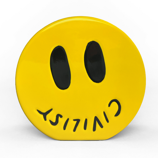 Civilist Smiler Vase Yellow