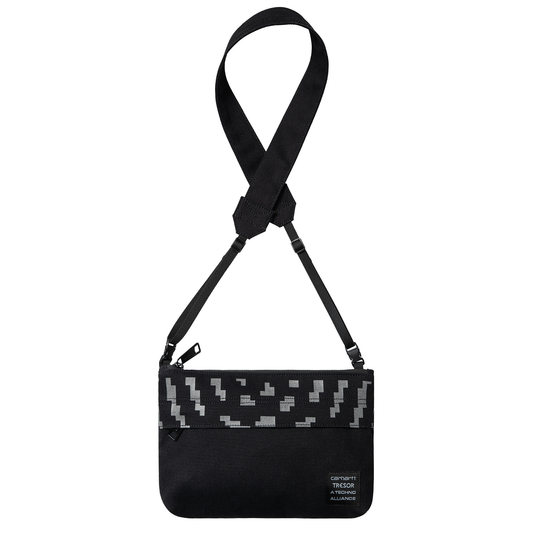Carhartt WIP x Tresor Way Of The Light Strap Bag Black/Dark Grey Reflective