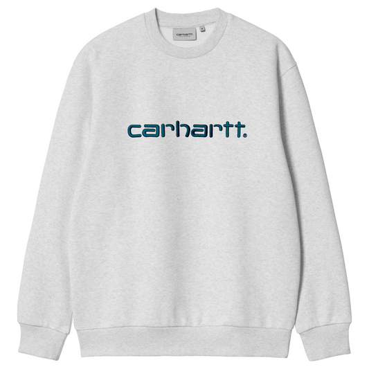 Carhartt WIP Carhartt Sweater Ash Heather/Duck Blue