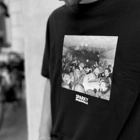 Sparky x Opgezwolle Tunnelvisie T-shirt Black