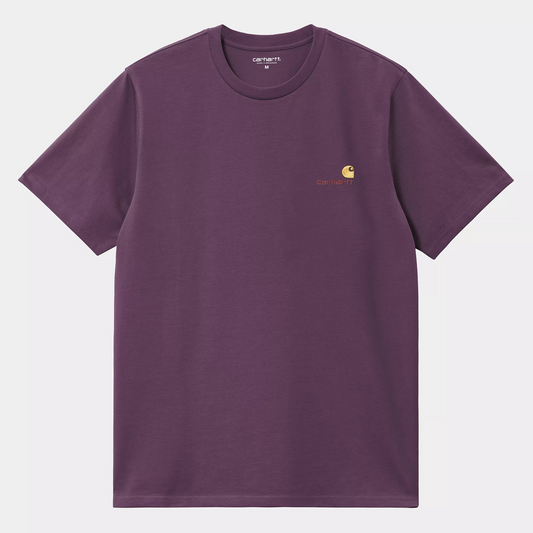 Carhartt WIP American Script T-Shirt Huckleberry
