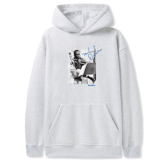 Butter Goods x Miles Davis Kind Of Blue Hoodie Ash