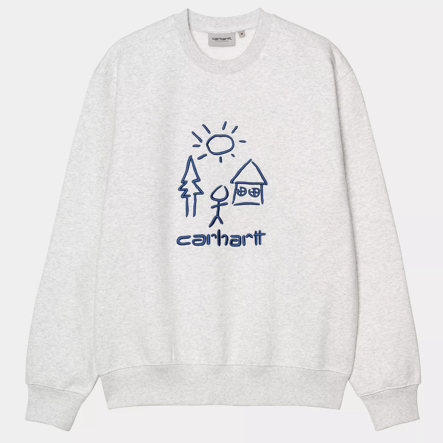 Carhartt WIP Masterpiece Sweater Ash Heather/Wolfsbane
