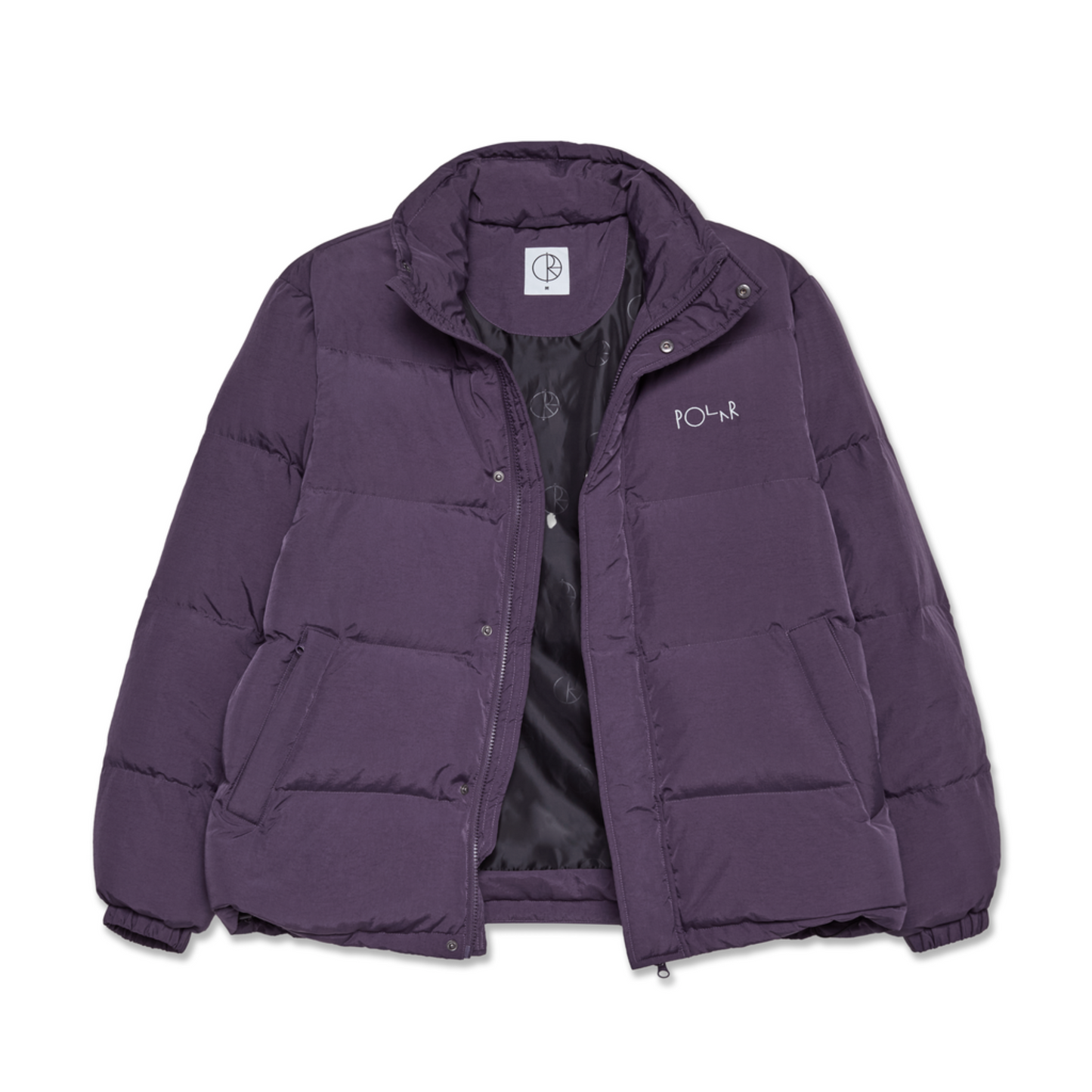 Polar Basic Puffer Jacket Dark Violet