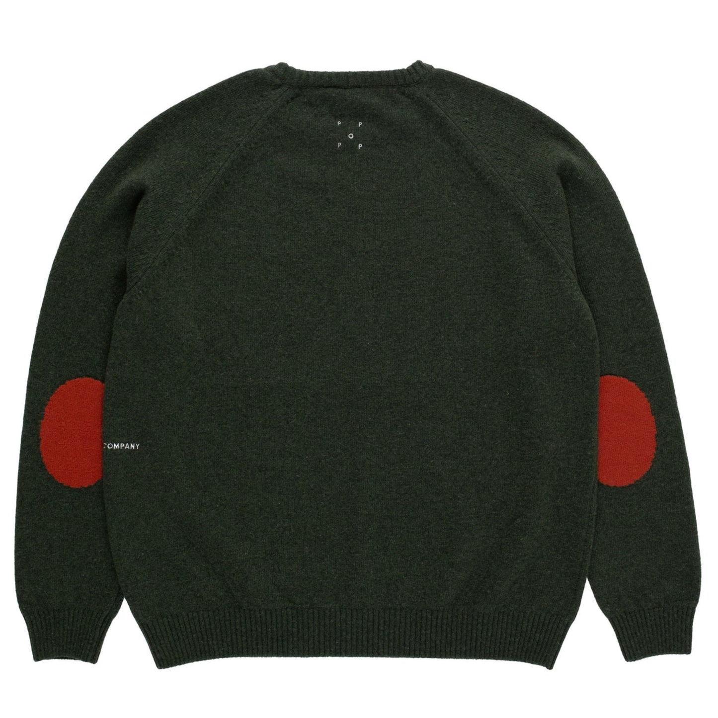 POP Knitted Elbow Sweater Duffel Green
